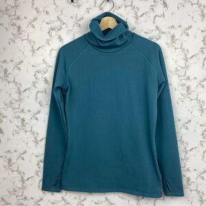 Columbia Teal Turtleneck Long Sleeve Top